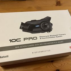 Sena 10C Pro Motorcycle Bluetooth Camera & Communication System