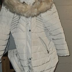 Kenneth Cole Women's Light Puffer Coat with Faux Fur Hood