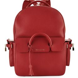 Buscemi PHD Large Leather Backpack Red. for Sale in Los