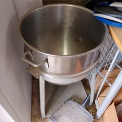Stainless Steel Industrial Mixing Bowl And Stand