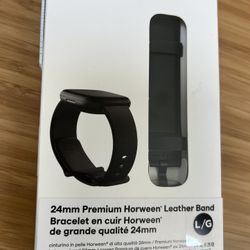 24mm Premium Horween Leather Band (Large)