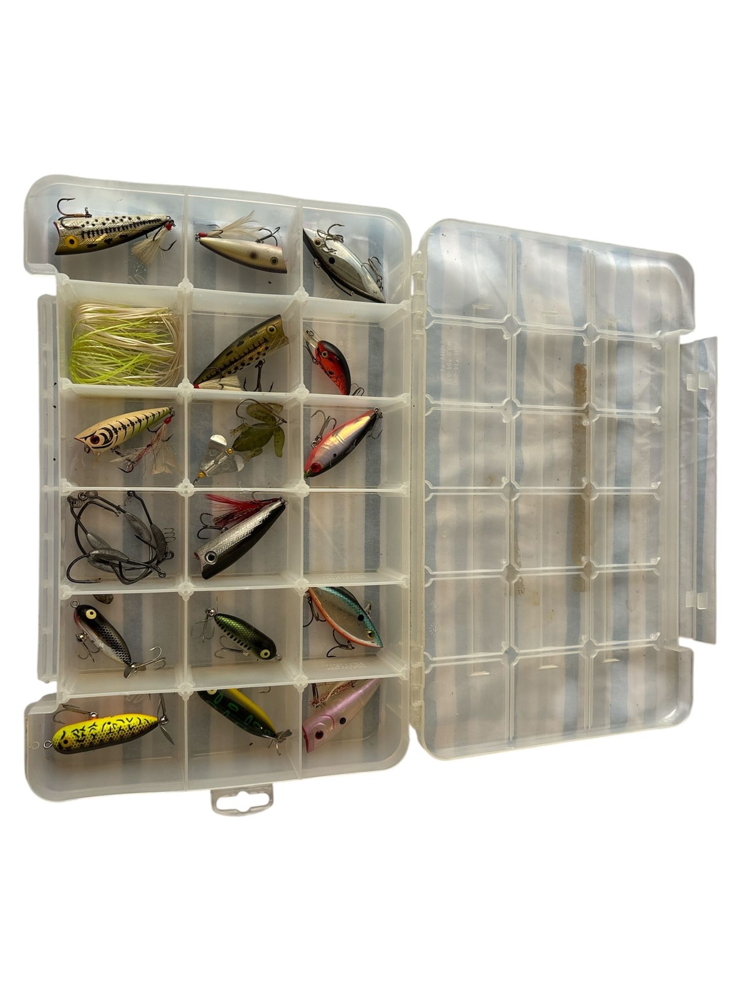 Box of fishing lures (poppers,Crankbaits, jerkbaits) 