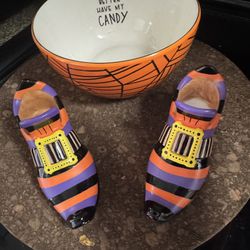 Halloween Bowl & Candlestick Holders