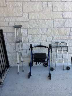 Mobility Aids – Crutches, Rollator, Walker