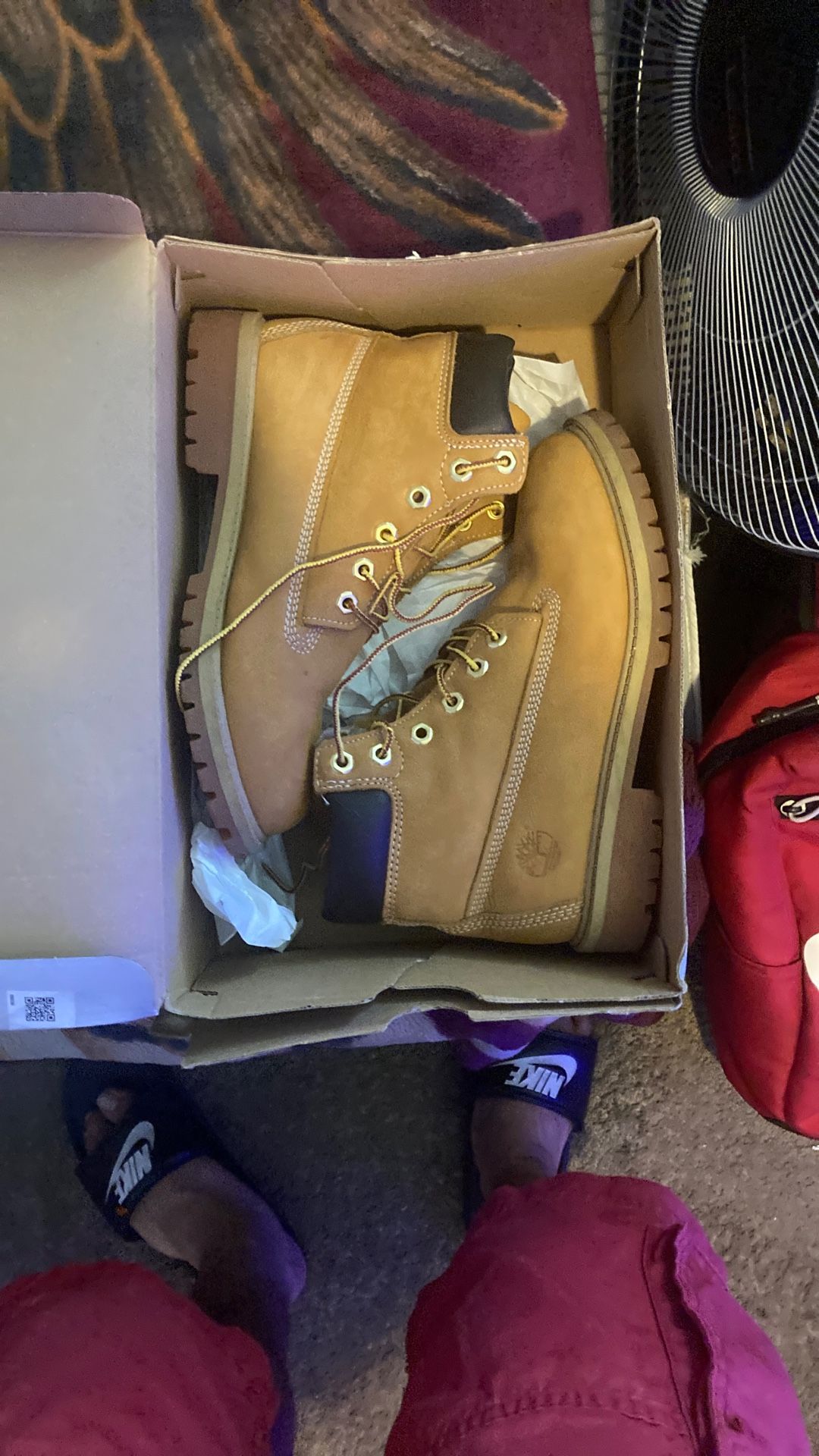 Male Size 6 Timberland Boots