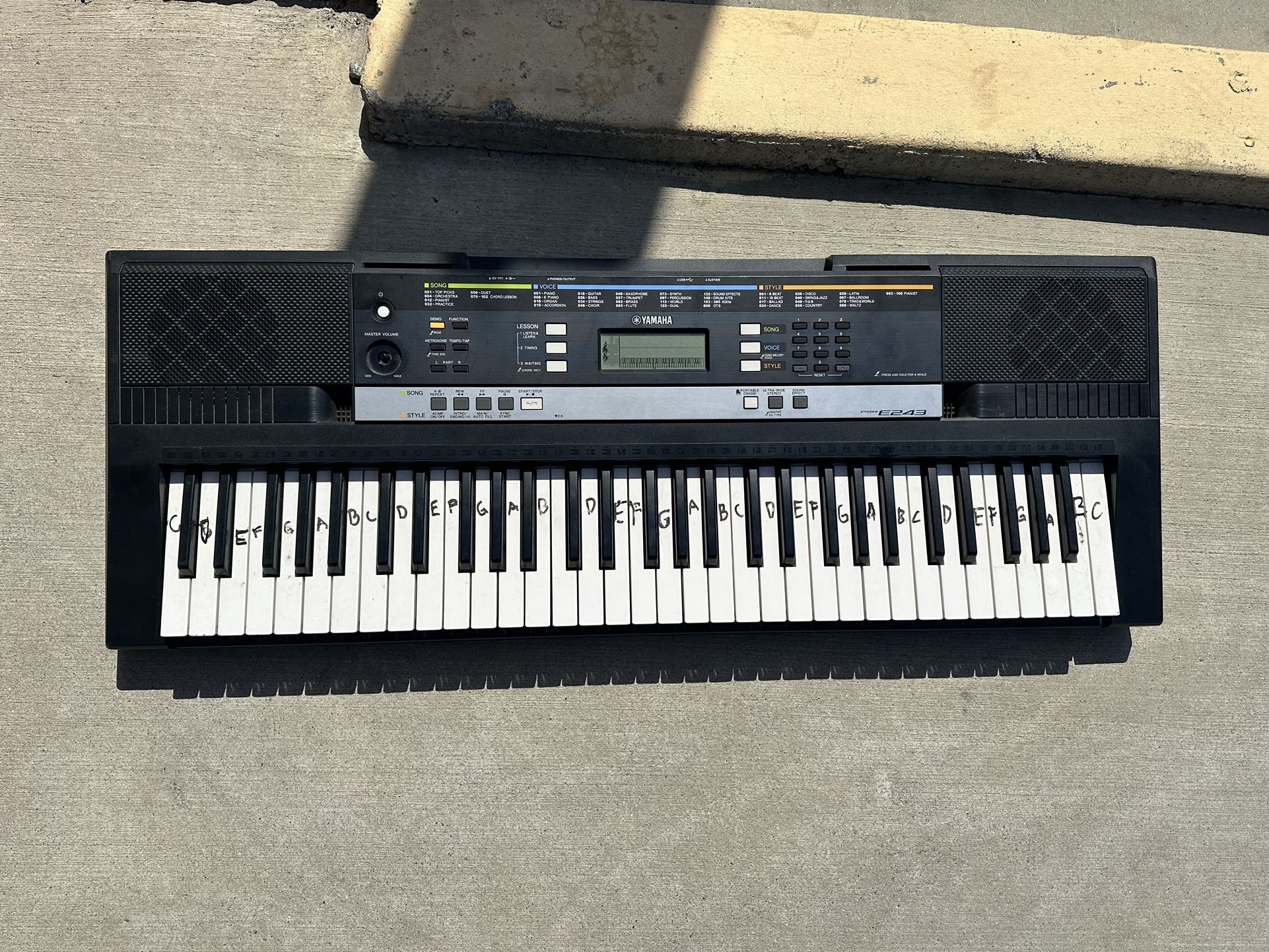 "Yamaha PSRE243 Keyboard Excellent Condition, Your Musical Journey