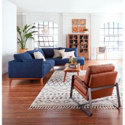 Blue Sectional Couch