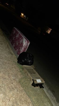 Twin mattress and frame free stuff