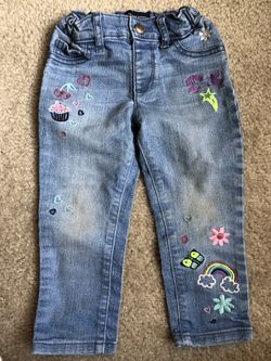 Fun toddler girl jean 3T