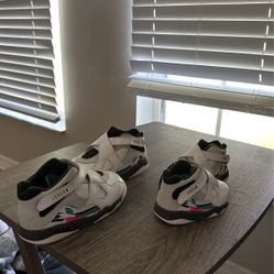 Retro Jordan 8s South beach SIZE 10C & 5C 