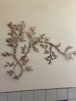 Golden Decorative Wall Art