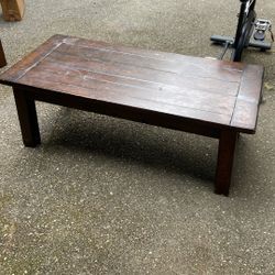 Pottery Barn Rustic Coffee Table