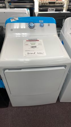 GE 6.2-cu Vented Electric Dryer (White )