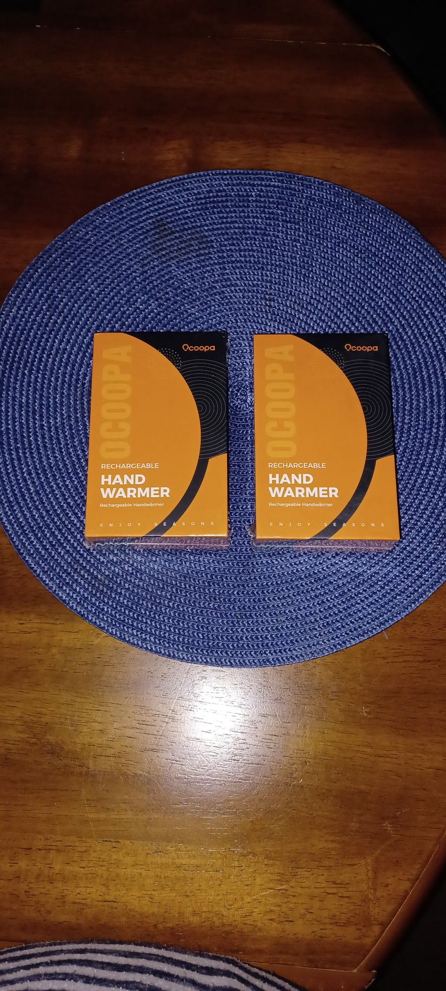 Rechargable Hand Warmers NEW Set Of 2