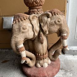 3 Headed Elephant Decor 