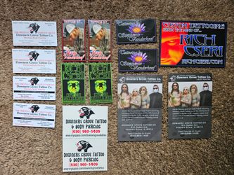 Vintage Downers Grove Tattoo Co. 16 Piece Lot
