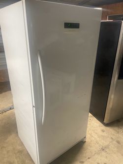 Three big 22 ft.³ upright, deep freezers, frost free delivery available