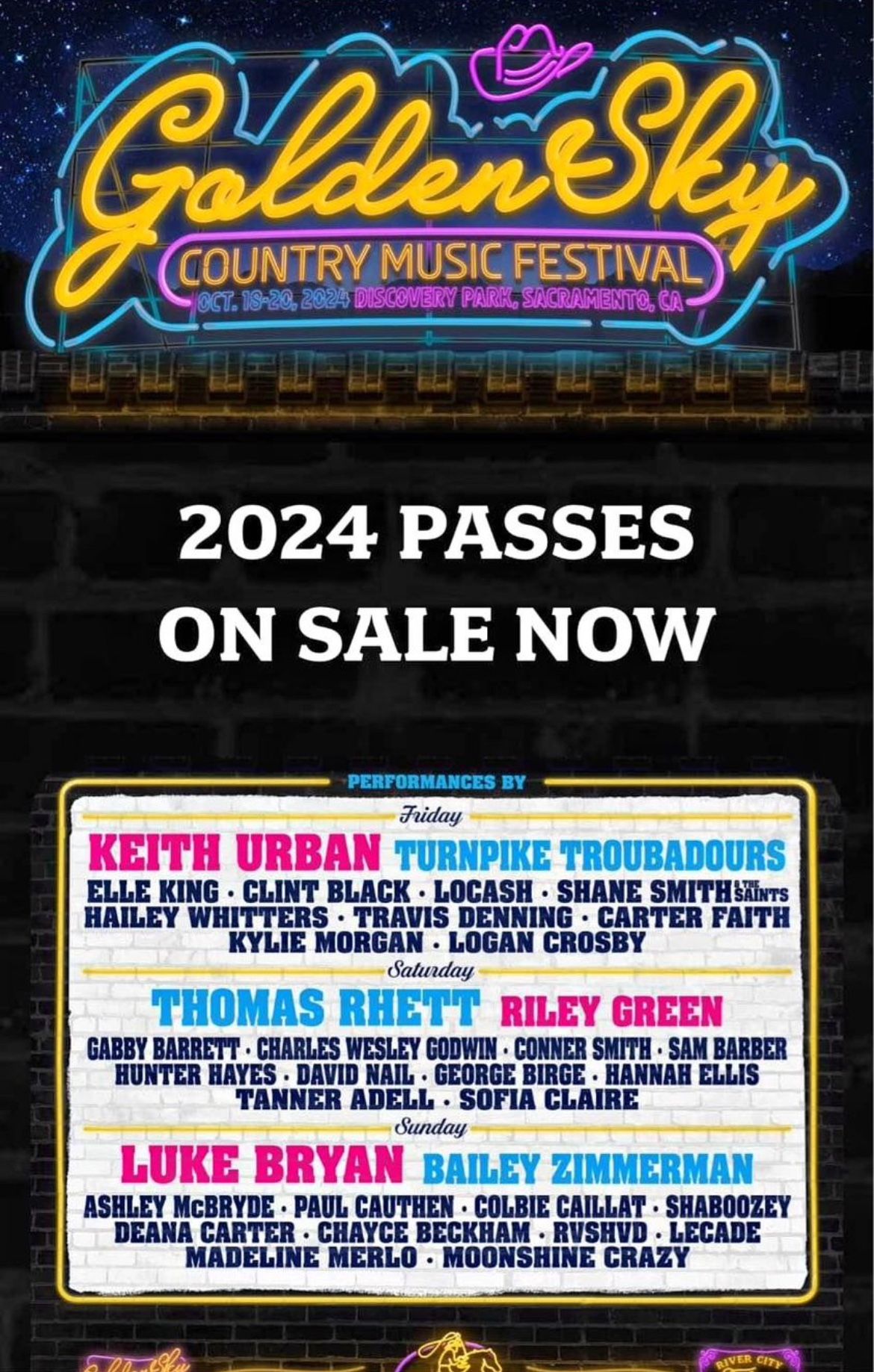 Two Weekend Wristbands For Sale