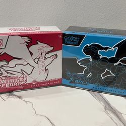 Pokemon Center Black Bolt and White Flare Elite Trainer Box ETB