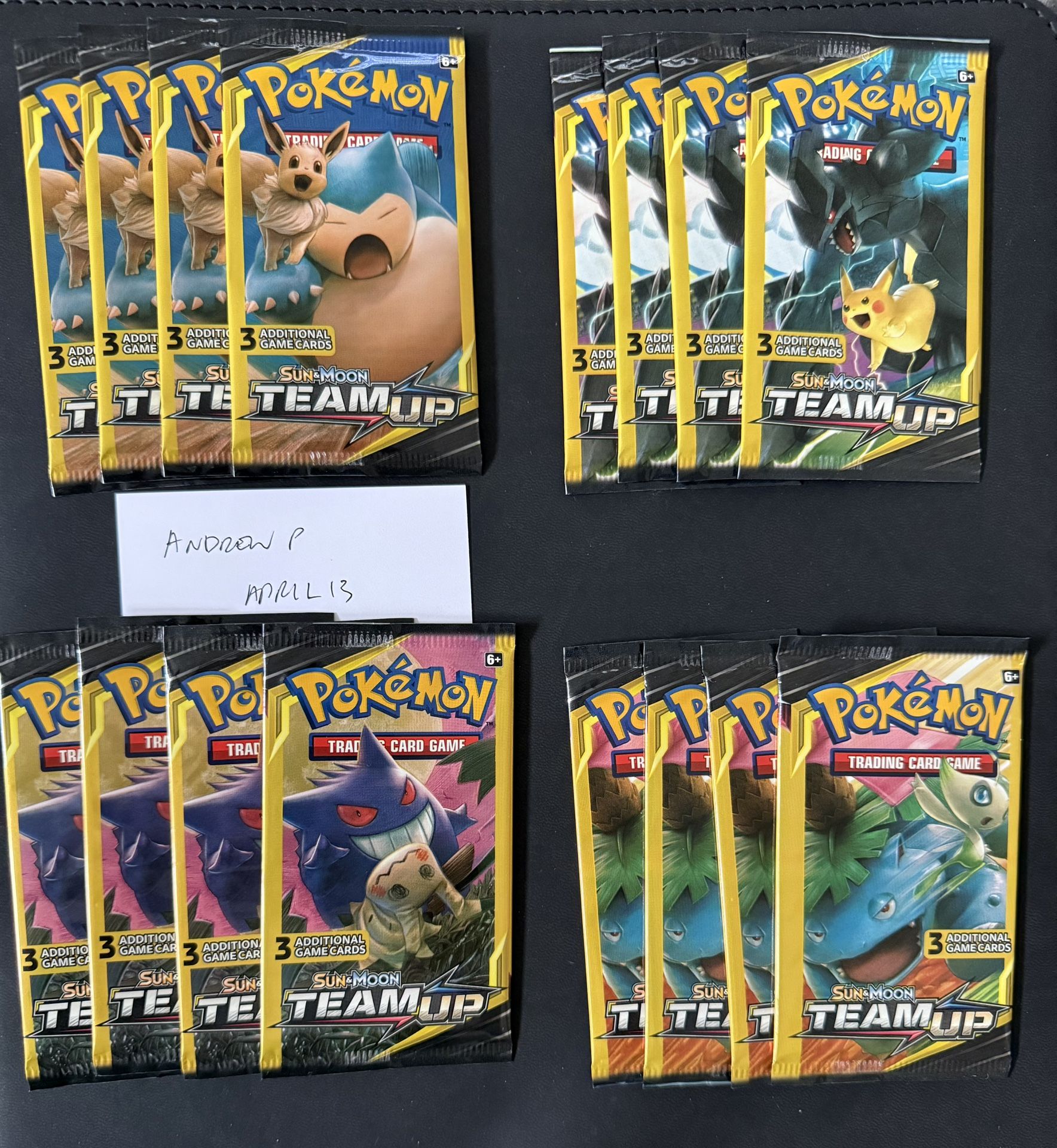 Team Up Full Art Set Boosters