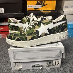 Bape STA Low Camo Size 13 (USED)