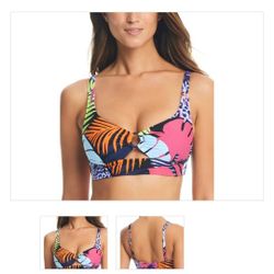 Bar lII Women's Palm Prowl O-Ring Bikini, Small