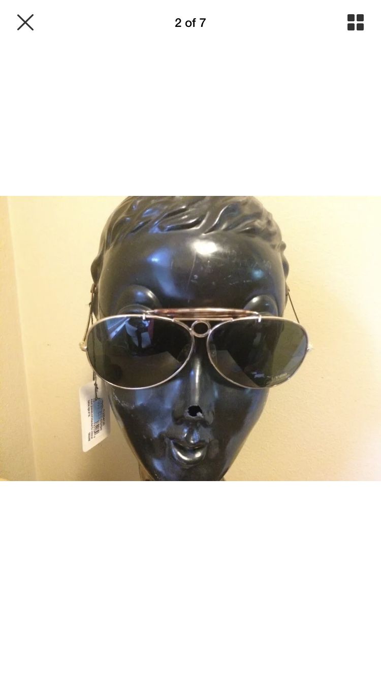 Gold Frame AVIATOR SUNGLASSES police tourist pilot trucker retro