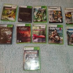 QTY 11 XBOX 360 GAMES 
