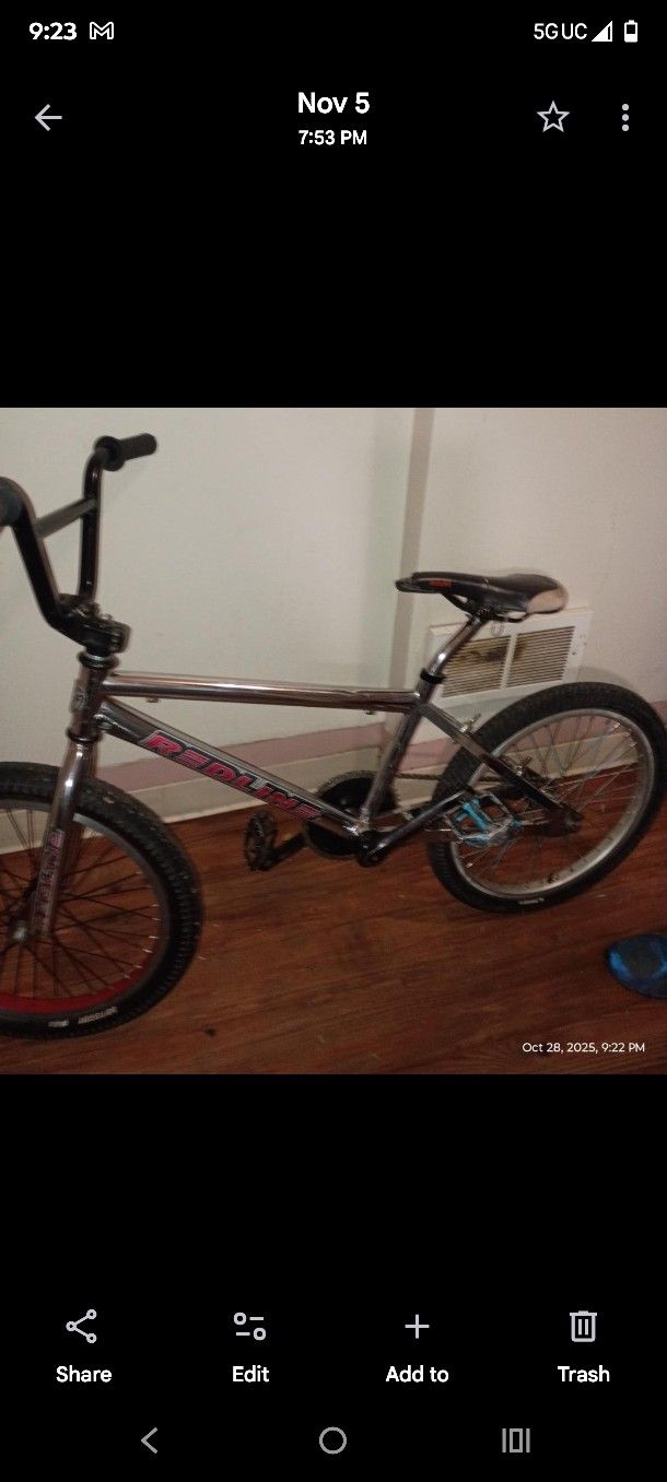 BMX- RedLine- Bicycle