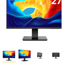 KOORUI 27-Inch Computer Monitor IPS FHD 1920 x 1080 75Hz 5ms 27N1