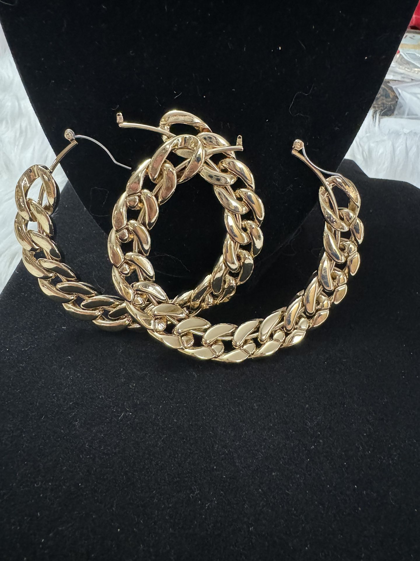 Gold Chain Earrings 