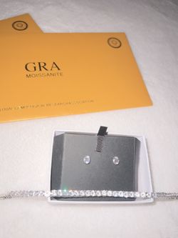 Diamond Brilliant Cut Tennis Bracelet Jewelry Luxury Charm 