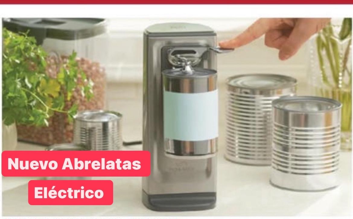 Especial $65.00 Abrelatas Eléctrico Línea Nueva  Habré Latas  35 Onzas Princess House 