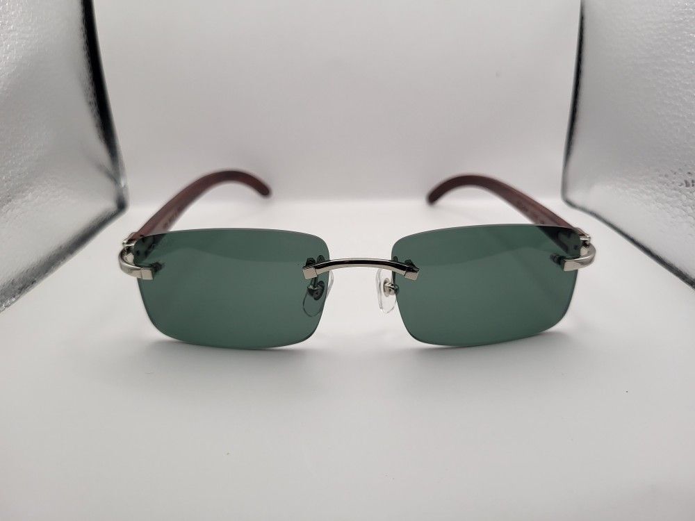 Cartier Rimless Glasses(Green)