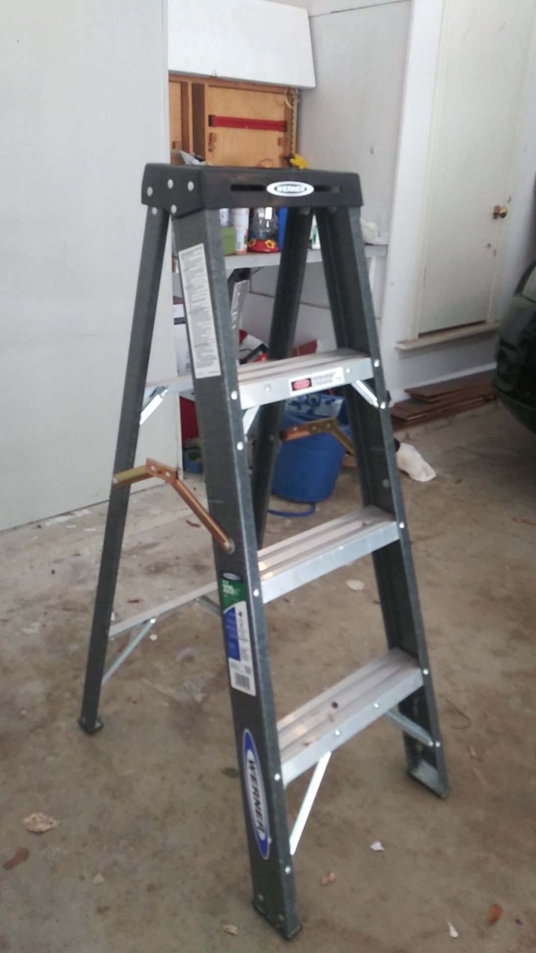 Fiberglass Ladder Werner 4 ft.