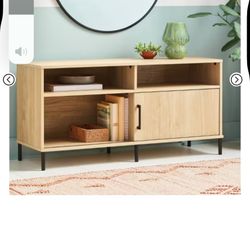 Room essentials TV stand (Brand New) With 54 Inch Samsung TV 