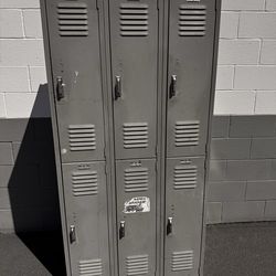 6 Door Garment Lockers
