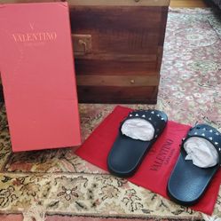 Black Sandals Shoes Flats 