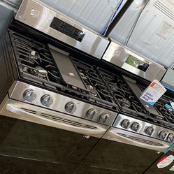 Lg Stove With Air Fryer Oven Fingerprint Proof 