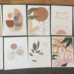 Greeting Cards 10 Pieces Special Design For Women 4x6 inches