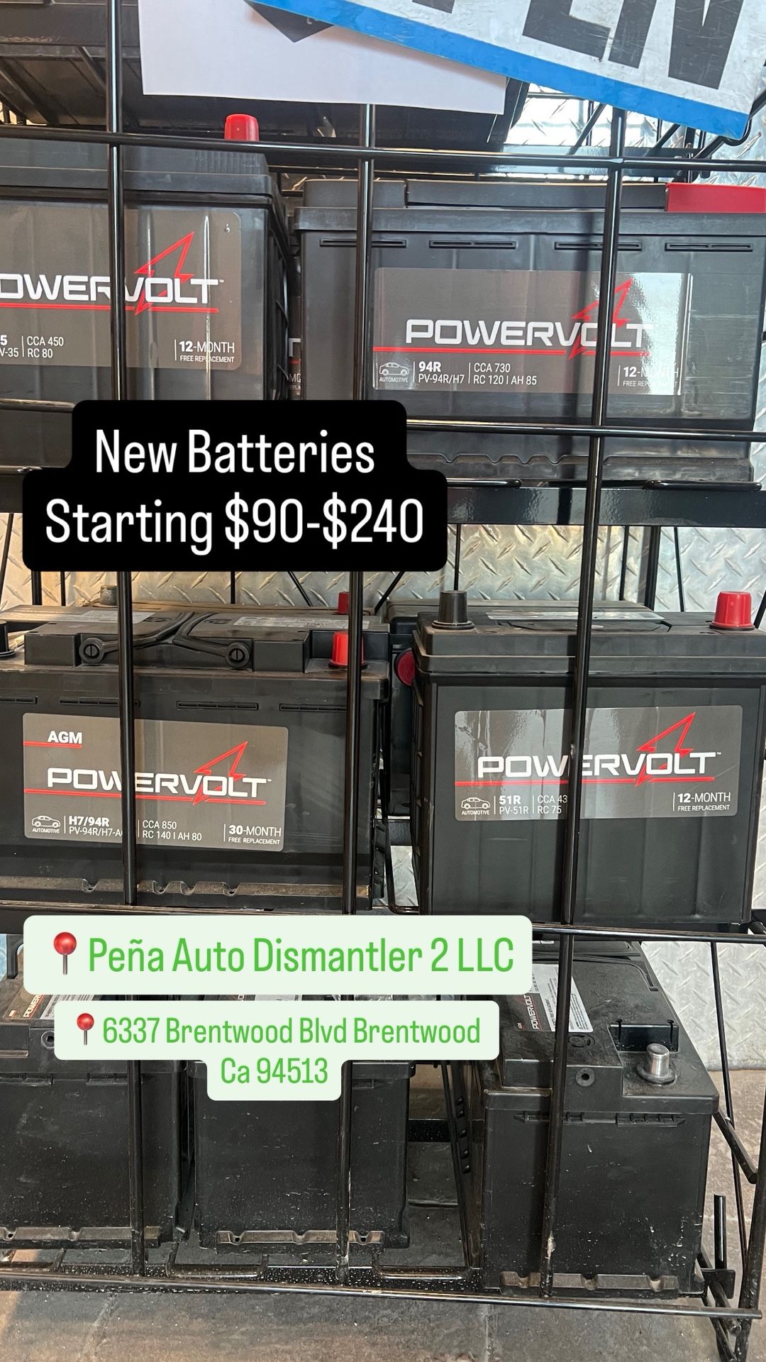 New Or Used Batteries