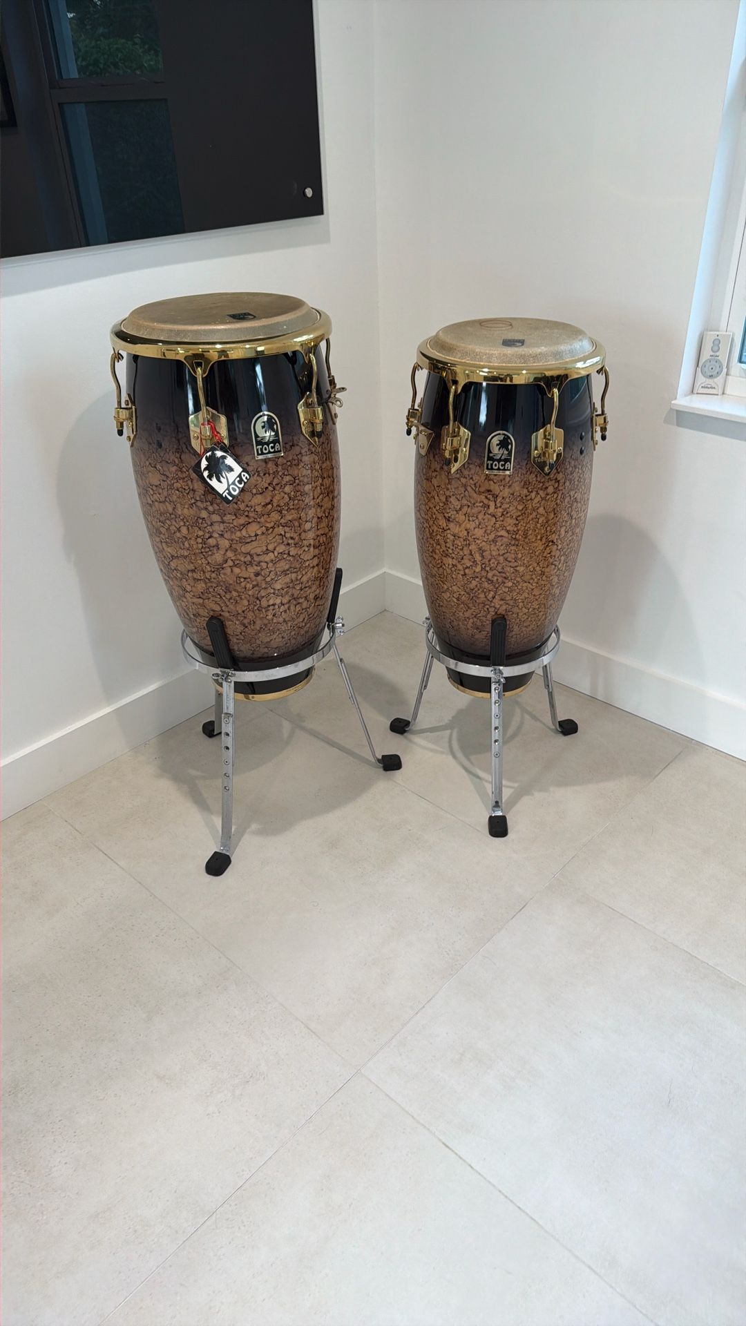 Toca Congas Limited Edition Burlwood 