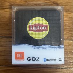 JBL Go 2 - Portable Waterproof Speaker - Black Lipton