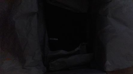 Balenciagas black and white size 9