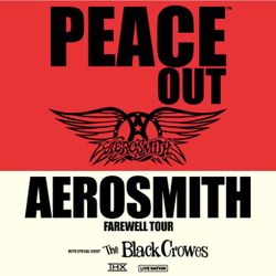 Aerosmith Peace Out Preferred Seating