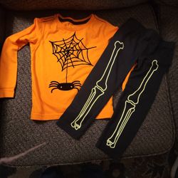 3T Halloween Tees And Pants 