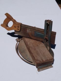 Vintage Miter Box Saw