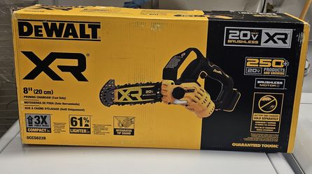 DEWALT
20V MAX 8 in. Brushless Cordless Battery Powered Pruning Chainsaw (Tool Only)