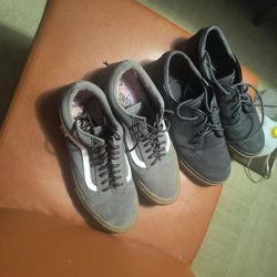 Nike & vans skate shoes
