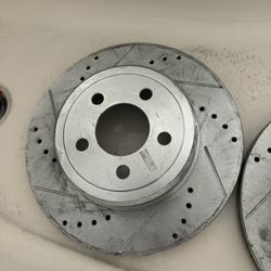 Rotors Drilled And Slotted Chrarger/chrysler/jeep